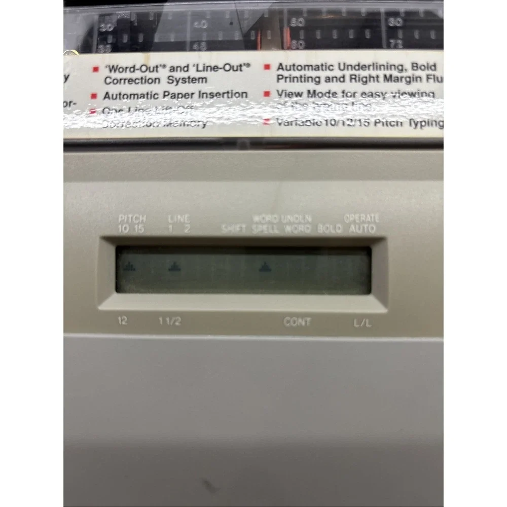 Brother SX-4000 LCD Display Electronic Typewriter with Cover tested/Works